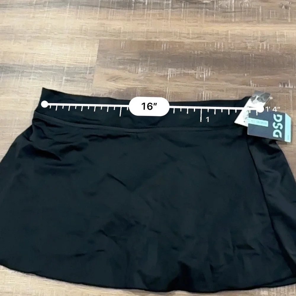 DSG Dick's Women's Rachel Swim Skirt Skort size‎ XL brief flouncy full coverage